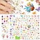 Easter Nail Stickers Rabbit Nail Decals Cute Cartoon Bunny Egg Nail Stickers for Women Girls Kids Nail Art Decorations Manicure Nail Tip Decor 10sheets 3D Self-Adhesive Decals