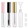 YITOU 3PCS 10ml Empty Mascara Tube and Wand, Refillable Lip Gloss Tubes with Brush, Eyeliner Tube with Rubber Inserts, Cosmetic Container kit for DIY Castor Oil Lip Gloss