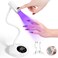 AORAEM UV LED Nail Lamp, Rechargeable Gooseneck Lamp for Gel x Nails 12W Quick Dry LED Nail Light Nail Dryer with 4 Timers &amp; Auto Sensor, Professional Flash Cure Light for Gel Nails Home DIY White