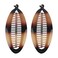 Set of Two Tortoise Shell 5 Inch Banana Clip Hair Clincher Rounded Edges Hair Comb