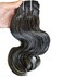 Raw Body Wave Salt and Pepper Gray Human Hair Bundles Unprocessed 16IN Grey Human Hair 1 Single Bundle, 5+ Years Long Lifespan 50% Grey Mixed 50% Black Color Virgin Hair Weave Weft by Clytie