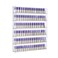 AMT Acrylic Nail Polish Racks for the Wall. CLEAR Nail Polish Display. Young Living Essential Oils Organizer. Holds up to 180 Btls. Plus a Microfiber Cloth for Cleaning Purposes (6 Tier- 180)