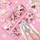 6 Grids 3D Holographic Nail Glitter Gold Pink Butterfly Nail Sequins Heart Shaped Rabbit Flowers Nail Glitter Flakes Acrylic Nail Art Supplies Shining Design Nail Charms for Women DIY Nail Decorations