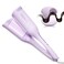 NOVUS Curling Iron Hair Crimper Waver - 1.4 Inch Anti-Scald Rovy Waves Curling Wand, Ionic Deep Waver Hair Curler Tool with Ceramic 2 Barrel for All Hair Types, Auto Shutdown Protection