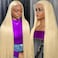 32 Inch 613 13x6 Lace Front Wig Human Hair 200 Density Blonde Straight Lace Front Wigs Human Hair Blonde Wig Human Hair Pre Plucked 613 HD Lace Frontal Wigs Human Hair For Women 613 Human Hair wig