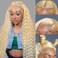 613 Lace Front Wig Human Hair 28 Inch Deep Wave Blonde Wig Human Hair 16A 13x4 HD 613 Deep Wave Blonde Lace Front Wigs Human Hair 180% Density Curly Blonde Frontal Wig Deep Wave 613 Wig Pre Plucked