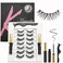Magnetic Eyelashes with Eyeliner Kit 7 Pairs, 3D Wispy Lashes Natural Look, 7 Styles Fluffy False Eyelashes Pack, by TMIELYBS