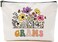 Grams Wildflowers Gifts For Mother's Day Makeup Bags - Grams Flower Gift Bags - Mom Birthday Gifts - Travel Cosmetic Bag For Birthday