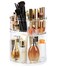 AMEITECH Rotating Makeup Organizer, 360 Spinning Skincare Organizers, 8 Adjustable Layer Cosmetic Storage Case with Brush Holder Perfume Tray for Vanity Bathroom Countertop - Large