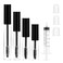 4 Pack Empty Mascara Tube with Eyelash Wand, 2ml 5ml 8ml 12ml Empty Mascara Tube and Wand Kit with Pipette and Leak Stoppers for DIY Mascara or Eyelash Growth Oil (Black)