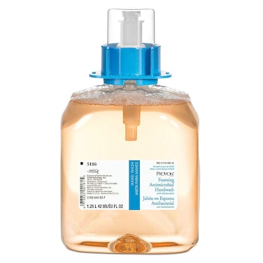PROVON Foaming Antimicrobial Handwash with Moisturizers, Light Fruit Fragrance, 1250 mL Hand Soap Refill for PROVON FMX-12 Push-Style Dispenser (Pack of 3) - 5186-03