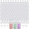 Uiifan 200 Pcs Mini Clear Spray Bottles 1 oz Small Empty Plastic Fine Mist Spray Bottles with Small Funnels for Essential Oils Travel Alcohol Perfumes