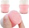 Silicone Face Scrubber - Versatile Skincare Essential for Gentle Facial Cleansing, Exfoliation and Scrub - Exfoliating Face Wash and Cleanser Brush for Your Skin - 2 Pack - Pink