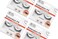 Ardell Extension FX C Curl False Eye Lashes to Elongate &amp; Widen Eyes, 4 pack
