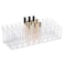 ELLDOO Rollerball Perfume Organizer, 44 Spaces Clear Acrylic Perfume Storage Holder Beauty Scent Holder, Essential Oil Storage Holder Organizer, Makeup Lipgloss Lipstick Display Case