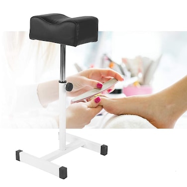 GOTOTOP Pedicure Manicure Footrest Stool Portable Black Adjustable All Purpose Leg Rest Stand Studio Equipment Salon