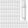 60 Pcs Clear Airless Pump Bottles Refillable Cosmetic Travel Size Dispenser Vacuum Plastic Travel Bottles Empty Lotion Pump Containers Dispenser Shampoo Liquid Toiletry Travel Containers(1.7 oz)