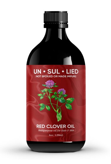 Red Clover Multipurpose Oil For Hair and Skin, 4 oz