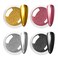 Allstarry Gold and Silver Chrome Nail Powder, 4 Colors Metallic Effect Mirror Chrome Powder Pigment Holographic Manicure Pigment Gold Siver Pink Chrome Nail Glitter