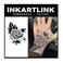 Tattoo Tech, 2 Sheets Large Semi Permanent Tattoo, Adult Art Design Temporary Tattoos, Lasts 1-2 Weeks, Waterproof, Realistic Look, No Adhesive, No Reflection (Ink Flower Design)