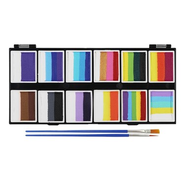 Professional Paint for Children,Easy to Clean and Bright (12 Color Paint Palette)