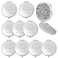 Roowest 10 Pcs Inspirational Compact Mirror Sometimes You Forget You're Awesome Appreciation Thank You Gifts for Women Employee Coworker Staff Birthday Favor Magnifying Pocket Mirror (White)