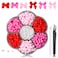 RODAKY Pink Bow Nail Charm 3D Red Nail Bows Valentine's Day Bowknot Nail Art Stud Flatback White Nails Pearls Cute Nail Decoration Accessories for DIY Design