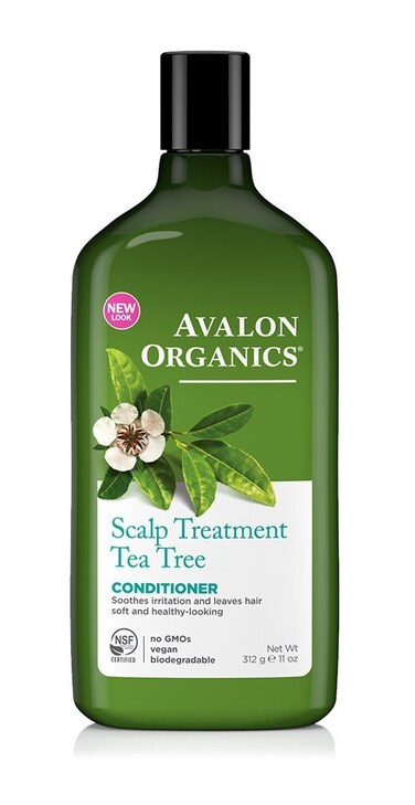 Avalon Organics Scalp Treatment Tea Tree Conditioner, 11 oz (Pack of 2)