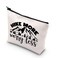 BDPWSS Hiking Lover Gift Hike More Worry Less Hiking Makeup Bag for Hiker Camper Mountain Nature Lover Gift Camping Gift (Hike Worry Less)