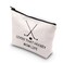 BDPWSS Hockey Makeup Bag Hockey Mom Gifts Ice Hockey Player Gift For Mom Hockey Coach Gift Living That Hockey Mom Life Zipper Pouch (Mom life hockey)