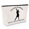 Sfodiary Makeup Bag for Ballroom Dancers Dance Team Gift for Women Tango Latin Lovers Cosmetic Bag Dance Teacher Gift Funny Christmas Birthday Present for Ballroom Lovers Daughter Coach Travel Pouch