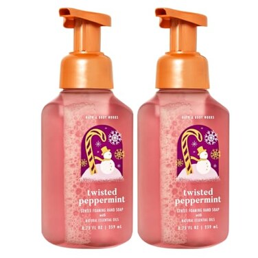 Bath &amp; Body Works, Gentle Foaming Hand Soap, Twisted Peppermint (2-Pack)