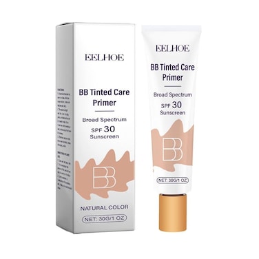 BB Tinted Moisturizer SPF 30, Full Coverage Light-Medium Skin Color Light Hydrating &amp; Smoothing. (natural color)