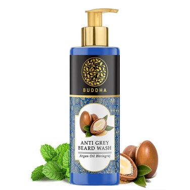 Grey Hair Beard Wash - Ayush Certified - Chemical-Free, No Side-Effects - Restores Natural Black Beard Hair &amp; Gives Softer, Shiny, Thicker Beard (120 Ml (Pack Of 1))