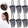 Bandette Comb with Elastic Band,6 PCS Hair Accessory for Easy and Chic Hairstyles,Ponytail Bump it UP Volume Inserts Combs, Hair Combs for Thick Hair