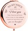 Niece Compact Mirror - Makeup Mirror Gifts for Niece from Aunt, Birthday &amp; Christmas