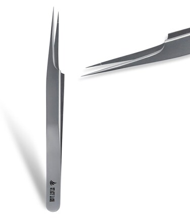 Stacy Lash STL-3 Isolation Eyelash Extension Tweezers/Precision Applicator/Supplies for Classic Extensions, Individual False Lashes/Separator Tool for Mink &amp; Natural Eyelashes/Beauty Tools