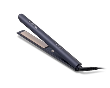 Bio Ionic GoldPro Hair Straightener, Blue, Moisturizing Heat Technology &amp; 24K Gold MX, Hair Straightening Iron for Sleek Styles &amp; Flat Iron Curls, 40% Longer Plates, Adjustable Heat