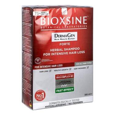 B'IOTA Laboratories Ltd Bioxsine Forte Herbal Shampoo For Intensive Hair Loss 300M