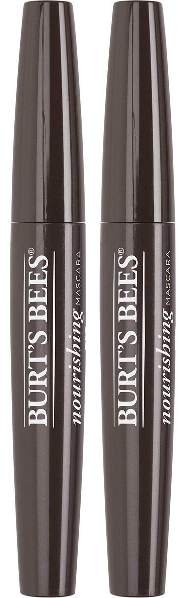 Burt's Bees 100% Natural Nourishing Mascara, Black Brown - 0.4 Ounce (Pack of 2)