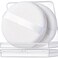 Teenitor 2pcs Powder Puff, 4.13 Inch Powder Puff for Body Powder, Body Powder Puff Large Powder Puff Loose Powder Puffs Soft Velour Body Powder Puff and Container White