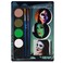 Bowitzki Halloween Makeup Palette 5 Colors Face Body Paint Oil Based with Brush for Zombie Skeleton Clown Witch Football Baseball Sports SFX Costume Cosplay Dress Up (Green)