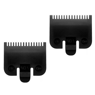 Replacement for Wahl Professional #1/2 Guide Comb Attachment No.1 1/16" (1.5mm) (biack,2 pack)