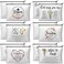 Reginary 12 Pieces Sisters in Christ Makeup Bags Christian Gifts for Women Christian Secret Sister Cosmetic Bags Inspirational Religious Valentine Mother's Day Birthday Gift for Best Friends