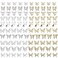 Butterfly Nail Charms,100 PCS Nail Charms Silver Nail Butterfly Charms Gold Butterflies Charms Butterfly Charms for Nails 3D Nail Charms Gold Nail Charms Silver Charms for Acrylic Nails