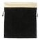 Segbeauty Large Hair Dryer and Garment Organizer Bag - Velvet Drawstring Pouch with Satin Liner, 11.8x15.7 inch, Black, for Diffuser, Straighteners, Clothes