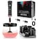 Electric Makeup Brush Cleaner Machine - Ultra Fast USB Make Up Brush Washer and Dryer - Automatic Cosmetic Brush Cleanser Tool Clean and Dry in Seconds for Beauty Women, Girls (Black)