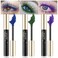 Colored Colorful Waterproof Mascara for Eyelashes Set,Blue White Black Brown Purple Long lasting Charming Voluminous Cruelty Free Vegan Eye Makeup (A-3Pcs 02#Blue&amp;amp;04#Green&amp;amp;08#Purple, A)