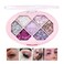 Colorful Glitter Eyeshadow Palette, 7 Colors Face &amp; Body Glitter Gel, Sparkle Long Lasting Waterproof Quick Dry Professional Makeup Palette for Body, Face, Hair, Eye &amp; Sparkling Eyeshadow 02