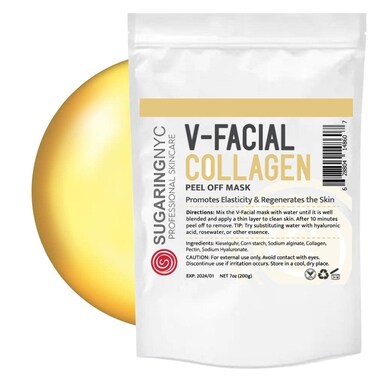 Vajacial Jelly Mask Collagen with Collagen Micro Elements V-Facial by Sugaring NYC 7oz 200g